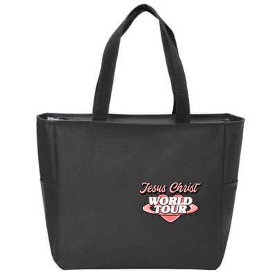 Jesus Christ World Tour Christian Faith Zip Tote Bag