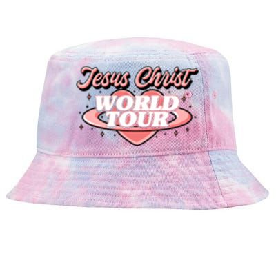 Jesus Christ World Tour Christian Faith Tie-Dyed Bucket Hat