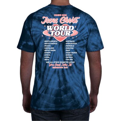 Jesus Christ World Tour Christian Faith Tie-Dye T-Shirt