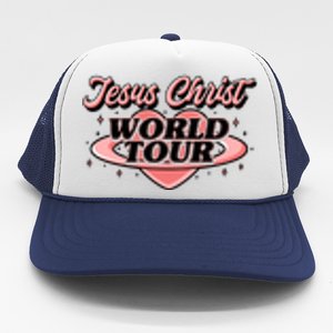 Jesus Christ World Tour Christian Faith Trucker Hat