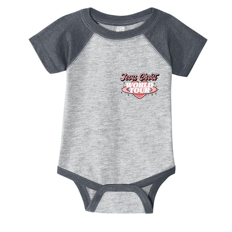 Jesus Christ World Tour Christian Faith Infant Baby Jersey Bodysuit