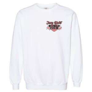 Jesus Christ World Tour Christian Faith Garment-Dyed Sweatshirt