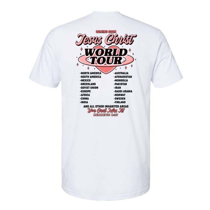 Jesus Christ World Tour Christian Faith Softstyle CVC T-Shirt