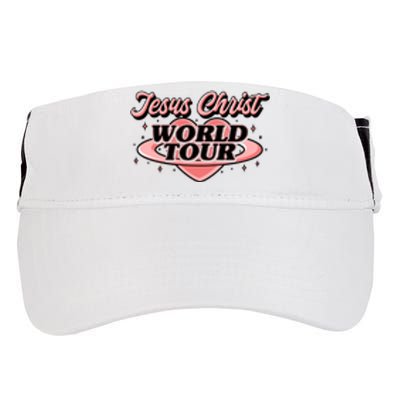 Jesus Christ World Tour Christian Faith Adult Drive Performance Visor