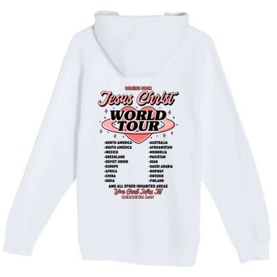 Jesus Christ World Tour Christian Faith Premium Pullover Hoodie