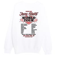 Jesus Christ World Tour Christian Faith Premium Crewneck Sweatshirt