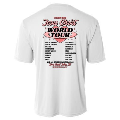 Jesus Christ World Tour Christian Faith Performance Sprint T-Shirt