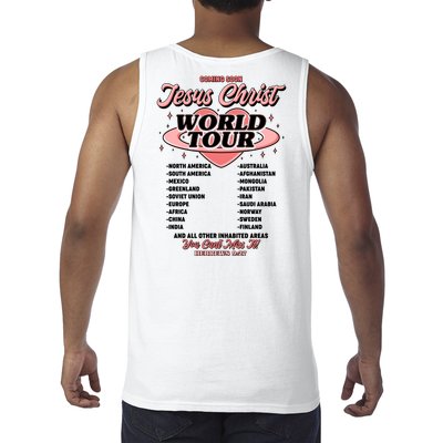 Jesus Christ World Tour Christian Faith Tank Top