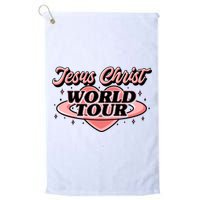 Jesus Christ World Tour Christian Faith Platinum Collection Golf Towel