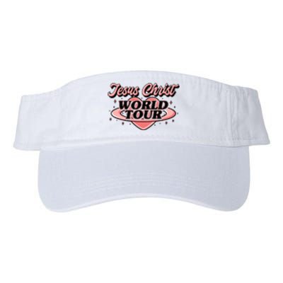 Jesus Christ World Tour Christian Faith Valucap Bio-Washed Visor