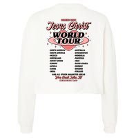 Jesus Christ World Tour Christian Faith Cropped Pullover Crew