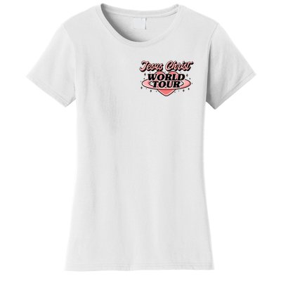 Jesus Christ World Tour Christian Faith Women's T-Shirt