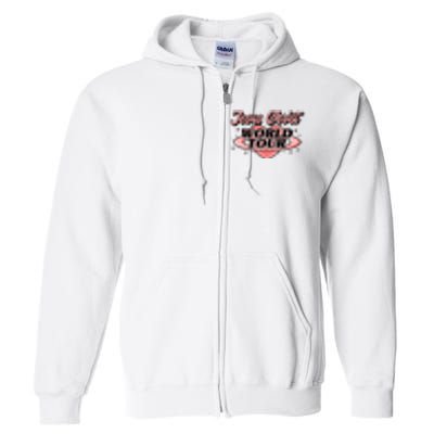 Jesus Christ World Tour Christian Faith Full Zip Hoodie