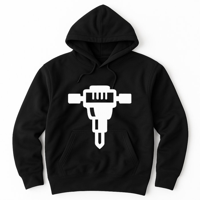 Jackhammer Construction Worker Hoodie