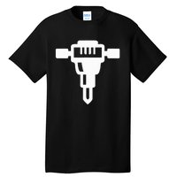 Jackhammer Construction Worker Tall T-Shirt