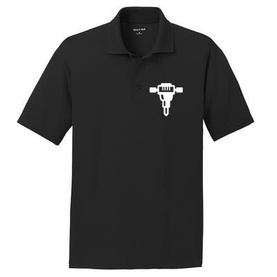 Jackhammer Construction Worker PosiCharge RacerMesh Polo