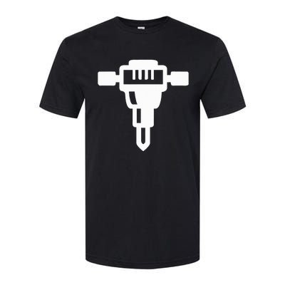 Jackhammer Construction Worker Softstyle® CVC T-Shirt