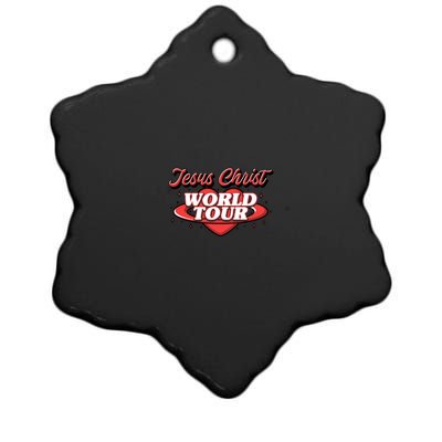 Jesus Christ World Tour Ceramic Star Ornament