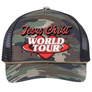 Jesus Christ World Tour Retro Rope Trucker Hat Cap