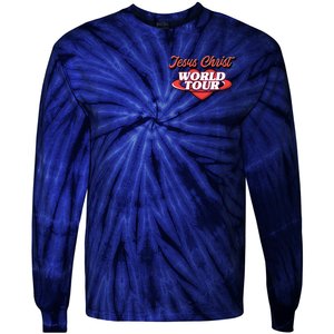 Jesus Christ World Tour Tie-Dye Long Sleeve Shirt