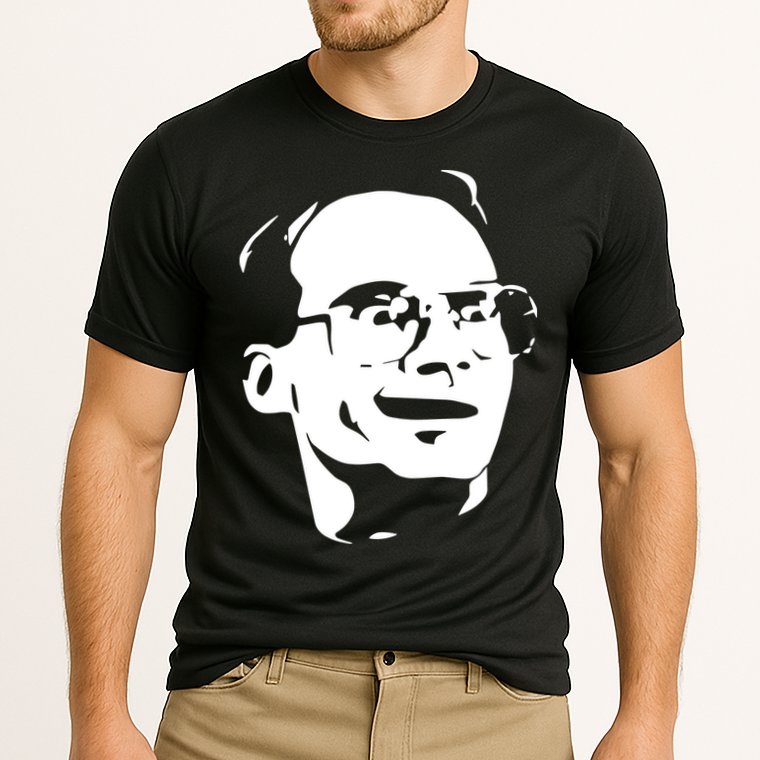 Jim Cornette Wearing Jim Cornette Face Performance Shirt