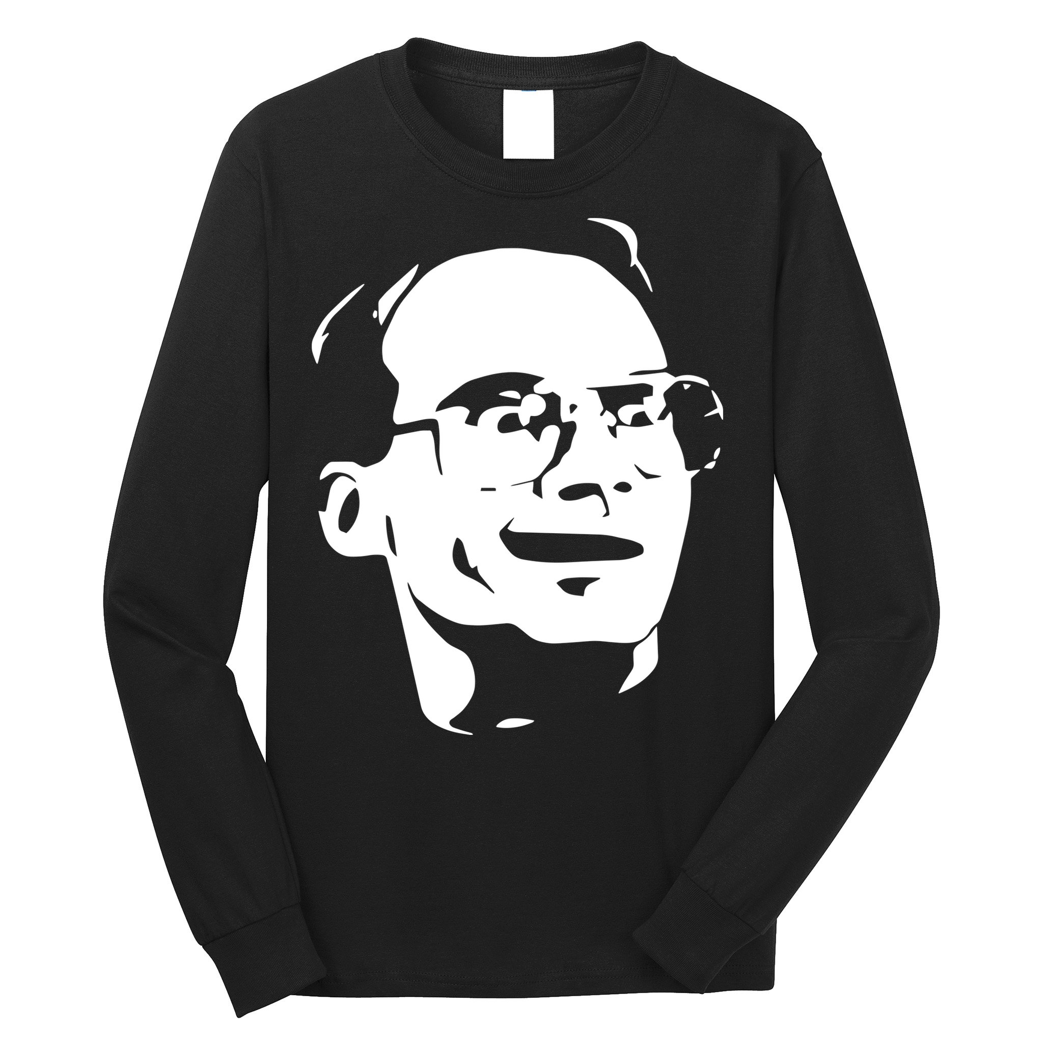 Jim Cornette Wearing Jim Cornette Face Long Sleeve Shirt