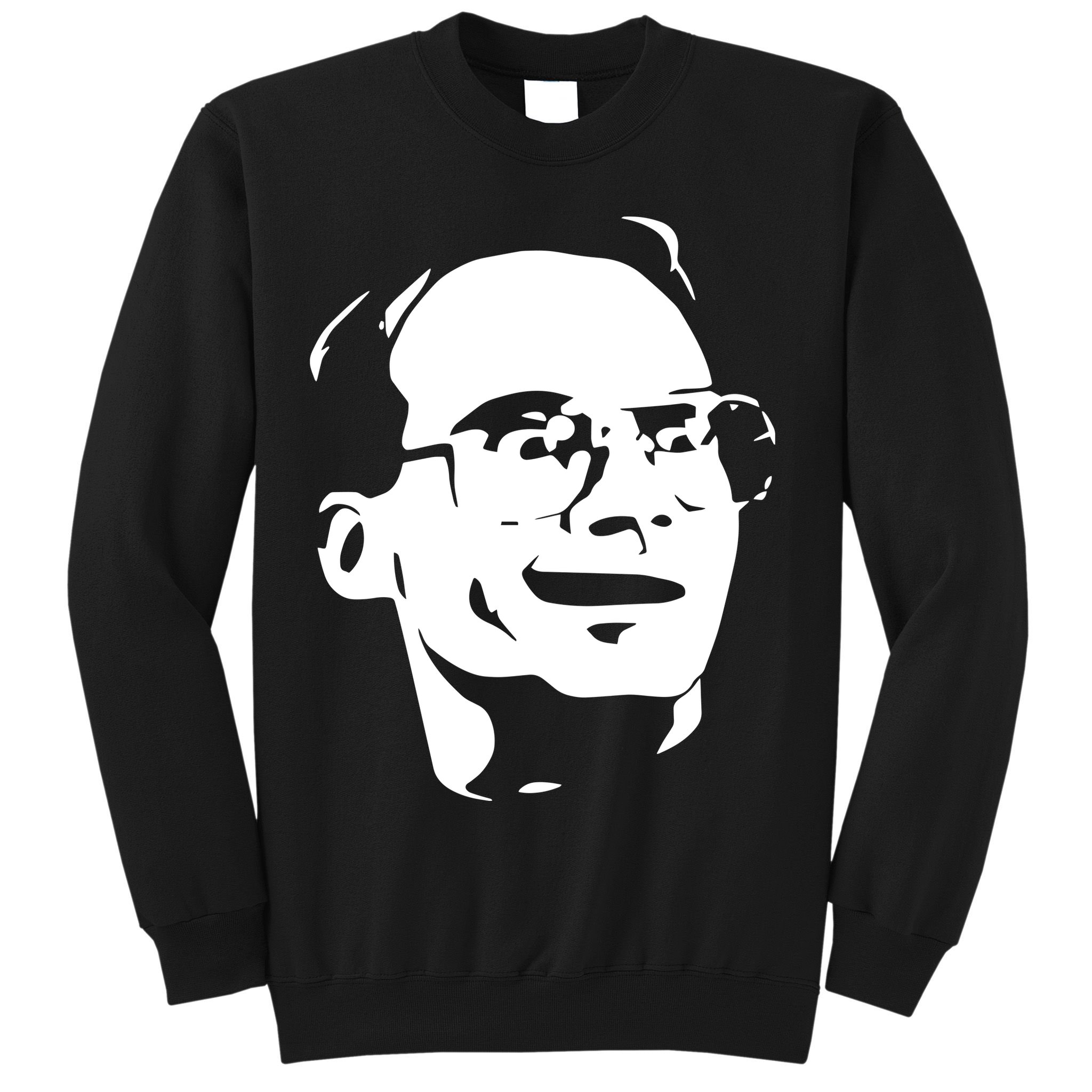 Jim Cornette Wearing Jim Cornette Face Sweatshirt