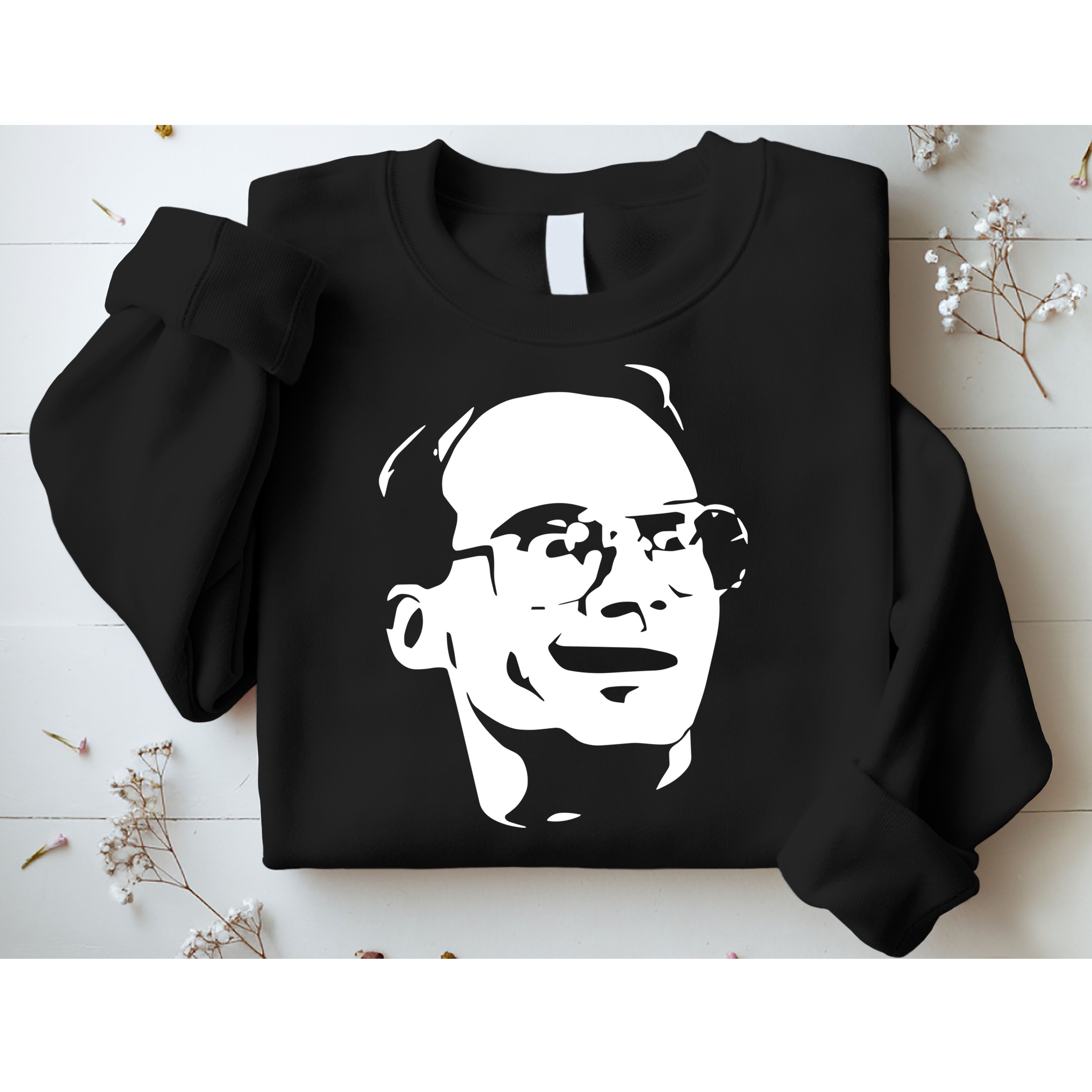 Jim Cornette Wearing Jim Cornette Face Sweatshirt