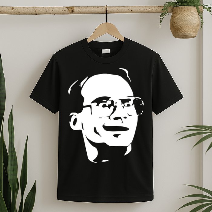 Jim Cornette Wearing Jim Cornette Face T-Shirt