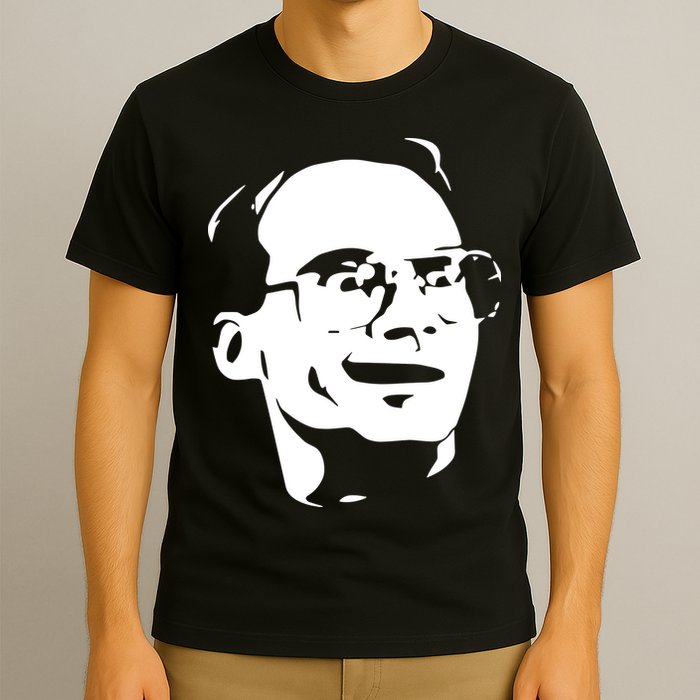 Jim Cornette Wearing Jim Cornette Face T-Shirt