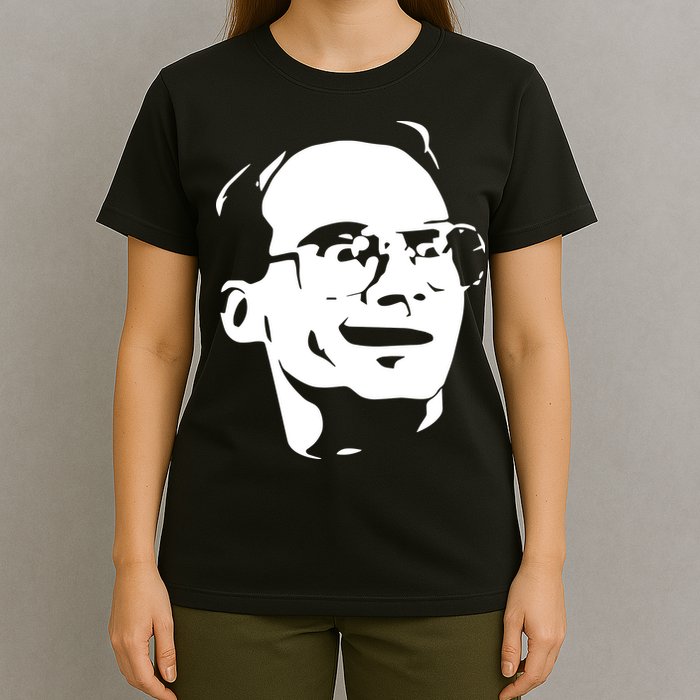 Jim Cornette Wearing Jim Cornette Face T-Shirt
