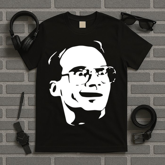 Jim Cornette Wearing Jim Cornette Face T-Shirt