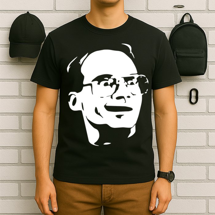 Jim Cornette Wearing Jim Cornette Face T-Shirt
