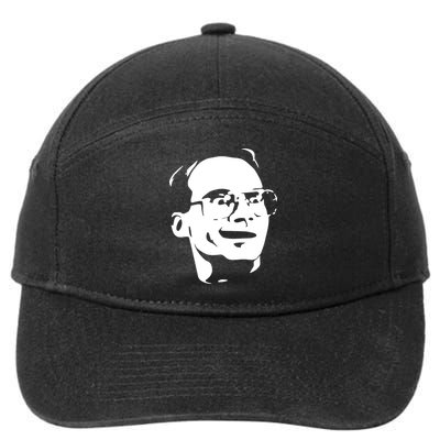 Jim Cornette Wearing Jim Cornette Face 7-Panel Snapback Hat