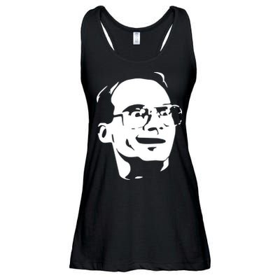 Jim Cornette Wearing Jim Cornette Face Ladies Essential Flowy Tank