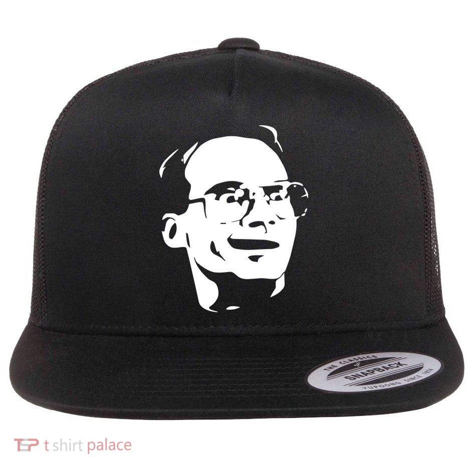 Jim Cornette Wearing Jim Cornette Face Flatbill Hat