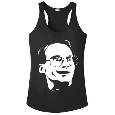 Jim Cornette Wearing Jim Cornette Face Ladies PosiCharge Competitor Racerback Tank