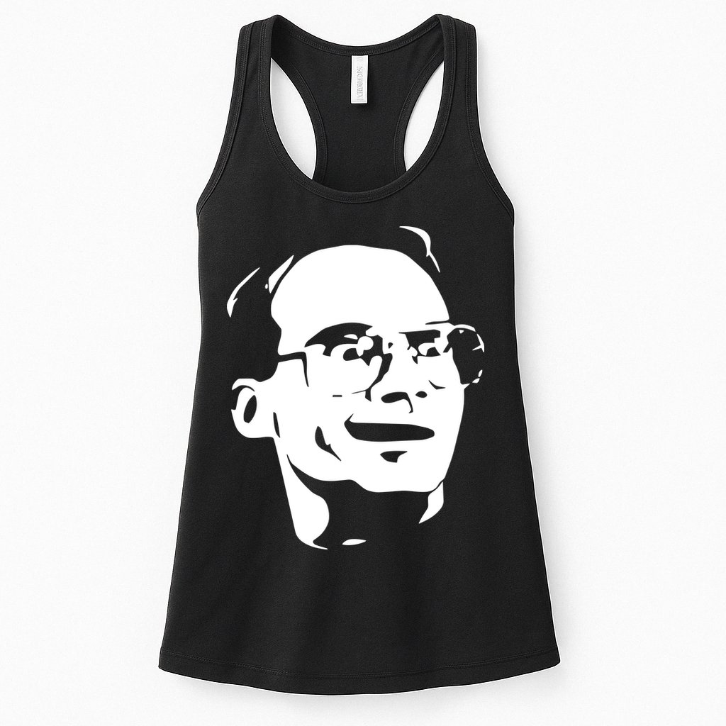 Jim Cornette Wearing Jim Cornette Face Womens Tank Top