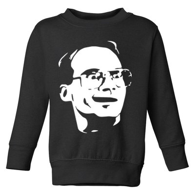 Jim Cornette Wearing Jim Cornette Face Toddler Sweatshirt