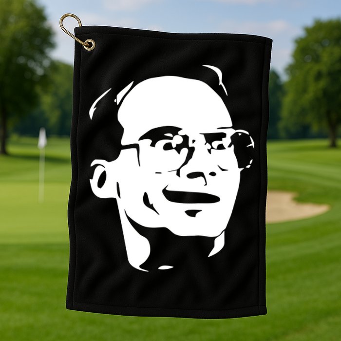 Jim Cornette Wearing Jim Cornette Face Golf Towel