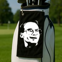 Jim Cornette Wearing Jim Cornette Face Golf Towel