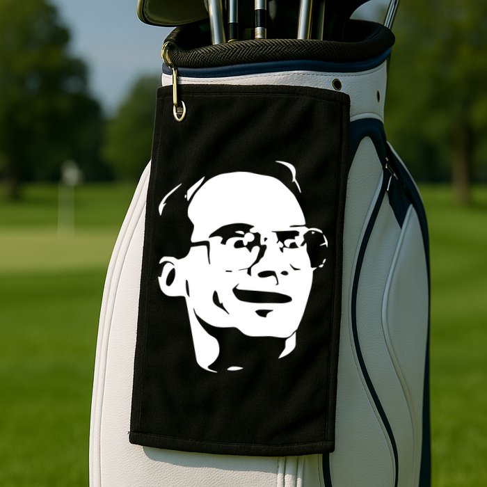 Jim Cornette Wearing Jim Cornette Face Golf Towel