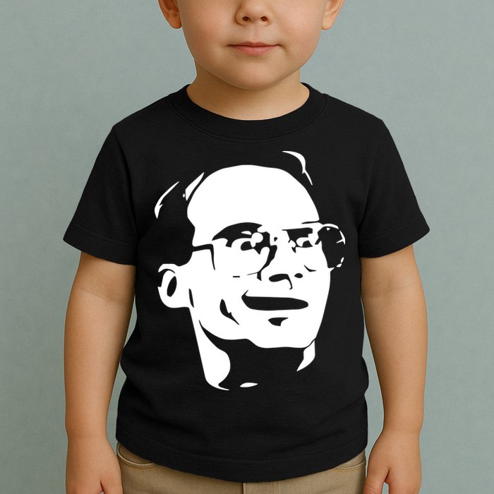 Jim Cornette Wearing Jim Cornette Face Toddler T-Shirt