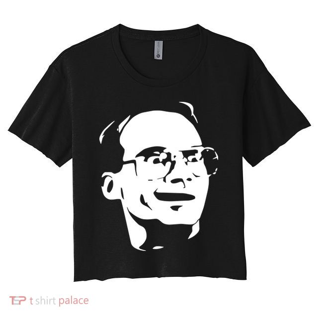 Jim Cornette Wearing Jim Cornette Face Crop Top