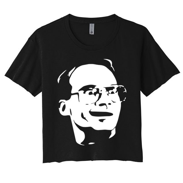 Jim Cornette Wearing Jim Cornette Face Crop Top