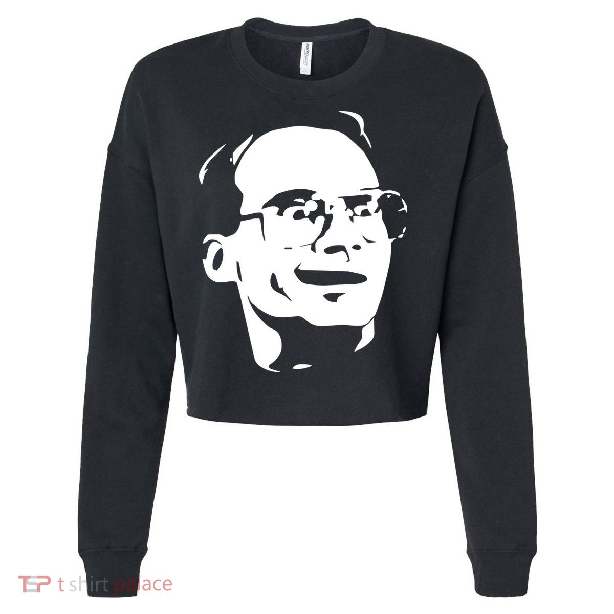 Jim Cornette Wearing Jim Cornette Face Cropped Pullover Crew