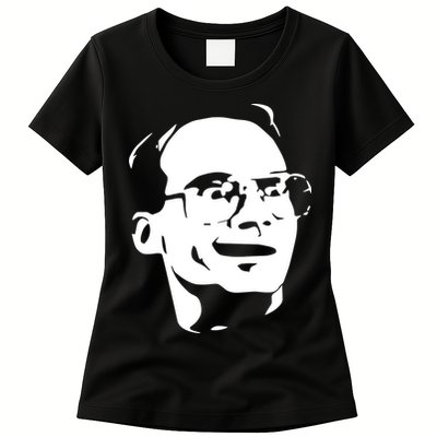 Jim Cornette Wearing Jim Cornette Face Womens T-Shirt