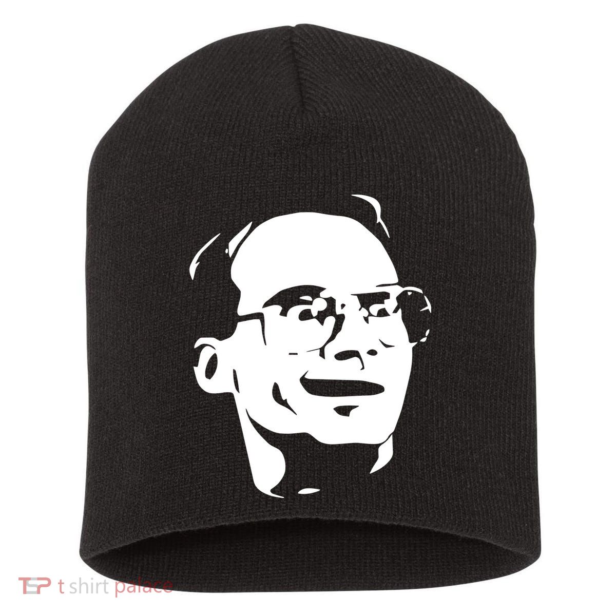 Jim Cornette Wearing Jim Cornette Face Short Acrylic Beanie