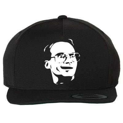 Jim Cornette Wearing Jim Cornette Face Wool Snapback Cap