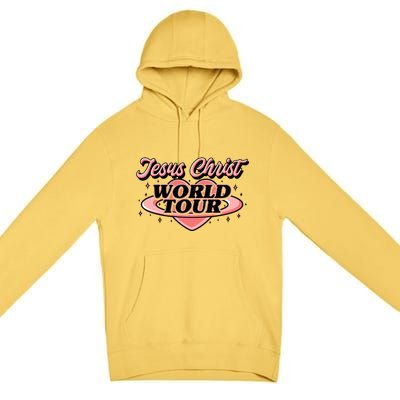 Jesus Christ World Tour Christian Concert Music Premium Pullover Hoodie